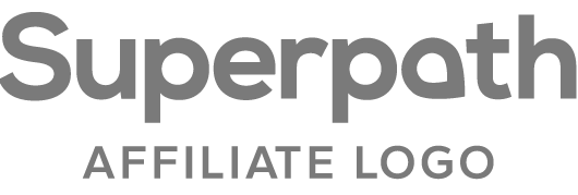 Superpath affiliate logo — gray wordmark reading Superpath with AFFILIATE LOGO beneath